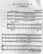 Brahms, J: Quartet No. 3 in C minor op. 60 Product Image