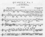 Brahms, J: Quartet No. 3 in C minor op. 60 Product Image