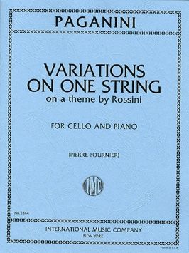 Paganini, N: Variations On One String On A Theme by Rossini