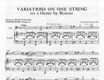 Paganini, N: Variations On One String On A Theme by Rossini Product Image