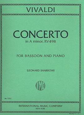 Vivaldi: Concerto Amin Bsn Pft.red
