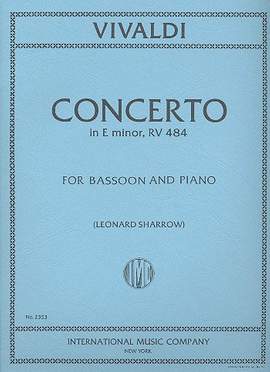 Vivaldi: Concerto Emin Bsn Pft.red