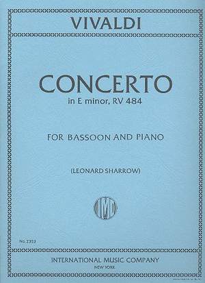 Vivaldi: Concerto Emin Bsn Pft.red