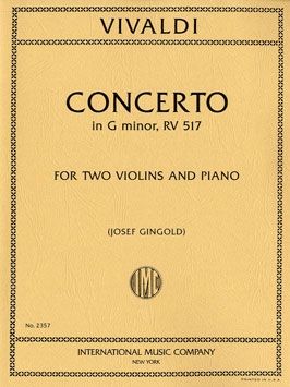 Vivaldi, A: Concerto G minor RV517