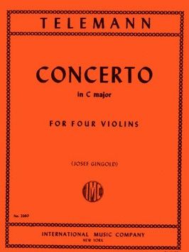 Telemann: Concerto Cmaj 4vln