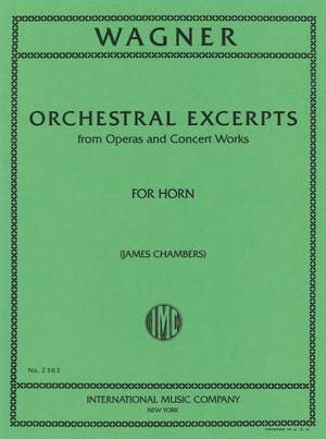 Wagner, R: Orchestral Excerpts from operas and concert works