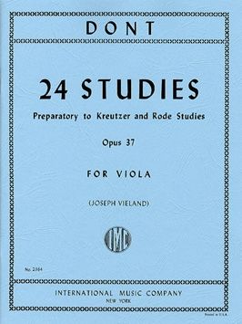 Dont, J: 24 Studies op.37
