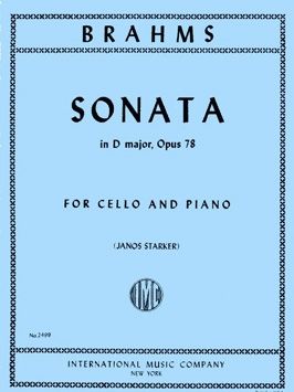 Brahms, J: Sonata Dmaj Op78 Vc Pft