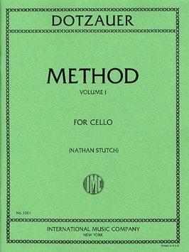 Dotzauer, J J F: Cello Method Volume 1