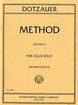 Dotzauer, J J F: Cello Method Volume 2