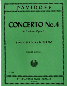 Davidoff, C: Concerto No.4 E minor op. 31