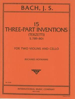 Bach, J S: Terzetti Complete 2vln Vc