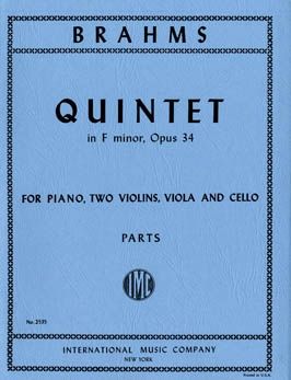 Brahms, J: Quintet in F minor Op. 34