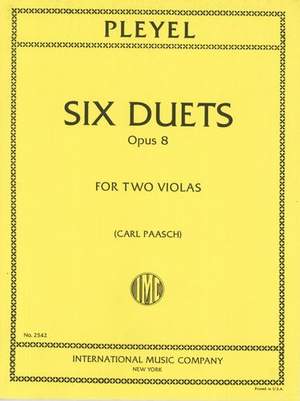 Pleyel, I J: Six Duets op.8