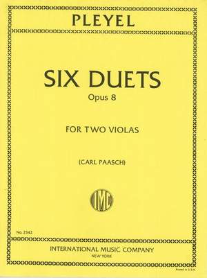Pleyel, I J: Six Duets op.8
