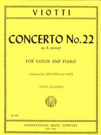 Viotti, G B: Violin Concerto No.22 A minor