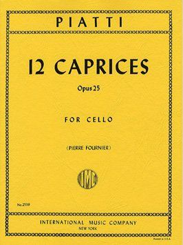 Piatti, A: 12 Caprices op. 25