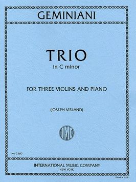 Geminiani, F: Trio C minor