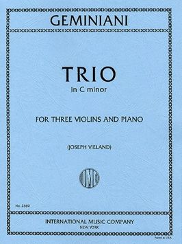 Geminiani, F: Trio C minor C minor