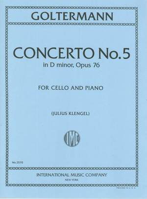 Goltermann, G: Concerto No. 5 D minor op. 76