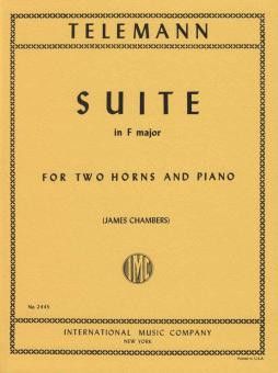 Telemann: Suite F Maj 2hn Pft