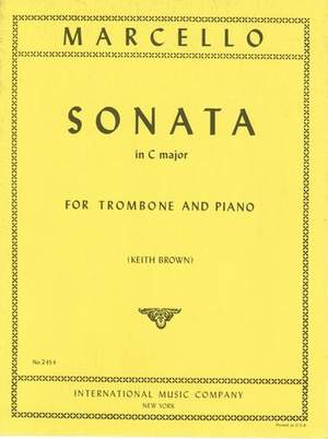 Marcello, B: Sonata C Maj Trom Pft