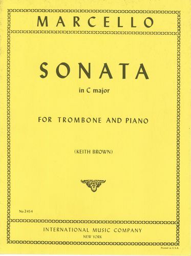 Marcello, B: Sonata C Maj Trom Pft