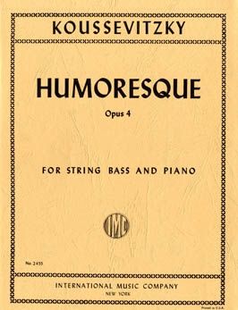 Koussevitsky, S: Humoresque (solo tuning) op. 4