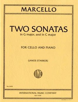 Marcello, B: Two Sonatas Cmaj/gmaj Vc Pft