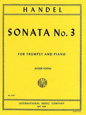 Handel, G F: Sonata No. 3