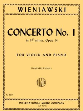 Wieniawski, H: Violin Concerto No.1 F sharp minor F sharp minor op.14
