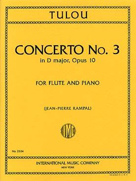 Tulou: Concerto No3 D Maj Fl Pft Red