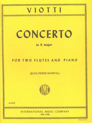 Viotti, G B: Concerto A major