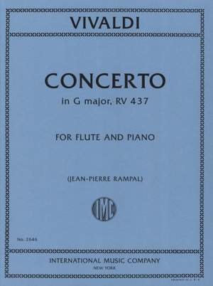Vivaldi, A: Concerto in G major RV 437