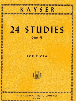 Kayser, H E: 24 Studies op.55