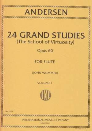 Andersen, J: 24 Grand Studies Volume 1 op. 60 Vol. 1