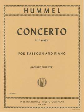 Hummel, J N: Concerto F major