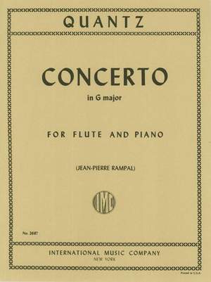 Quantz, J J: Concerto G major