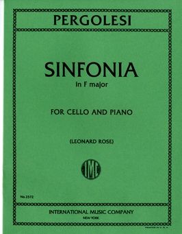 Pergolese, G: Sinfonia F major