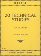 Klose: 20 Technical Studies for clarinet