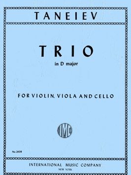 Taneyev, S: Trio D major