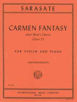 Sarasate: Carmen Fantasy op.25
