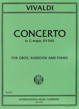 Vivaldi, A: Concerto in G major G major RV 535 F XII/36, P 129
