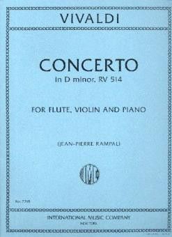 Vivaldi, A: Concerto D Min Fl Vln Pft