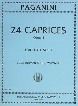 Paganini, N: 24 Caprices Op1 S.fl