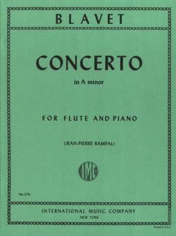 Blavet, M: Concerto Amin Fl Pft.red