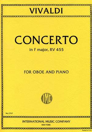 Vivaldi, A: Concerto in F major RV 455