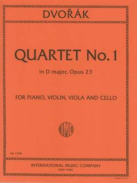 Dvořák, A: Quartet No.1 Dmaj Op23 Vln Vla