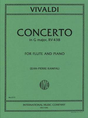Vivaldi: Concerto G Maj Fl Pft Red