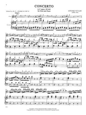 Vivaldi: Concerto Cmaj Fl Rec Or Picc